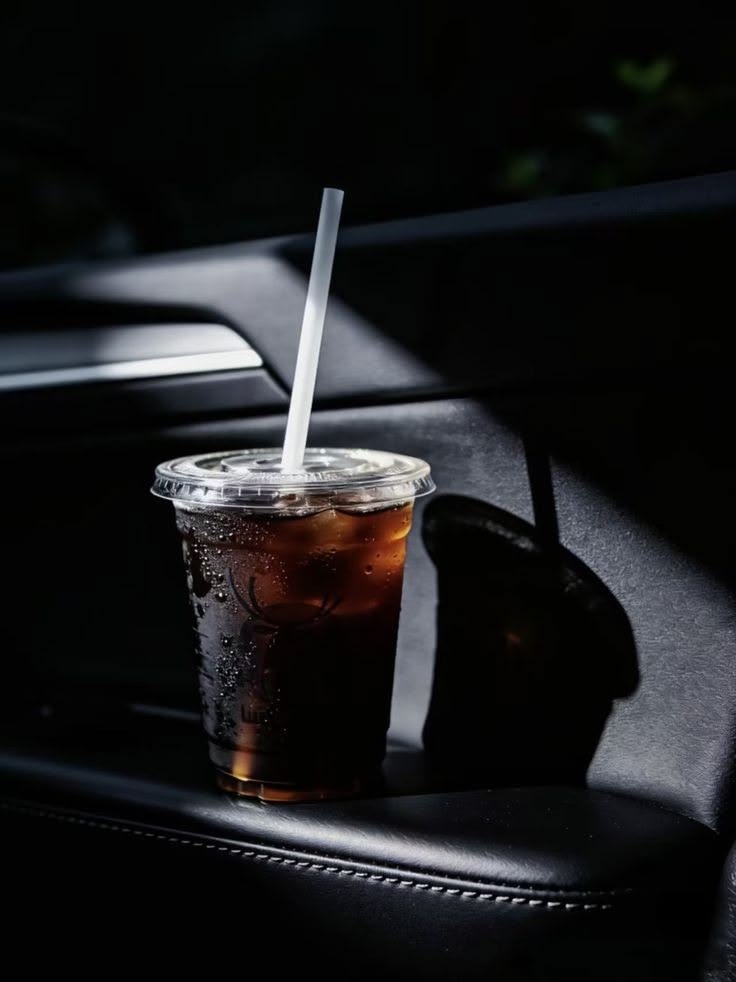 Iced coffee in a cup
